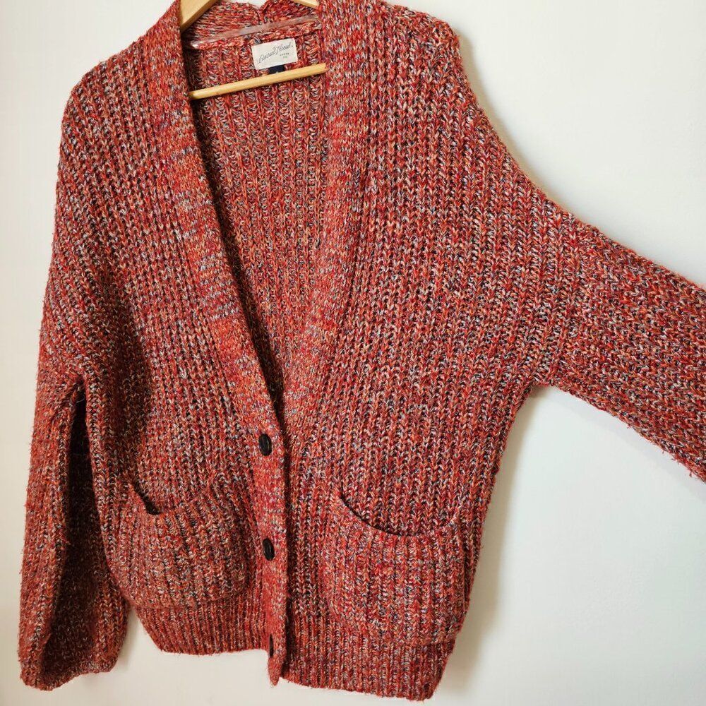 EUC UNIVERSAL THREAD MULTICOLORED V NECK BUTTONED… - image 4